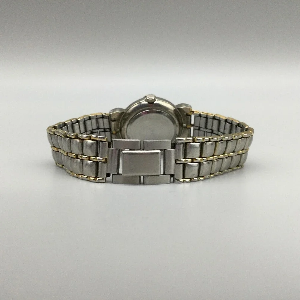 Polini Womens Watch 27mm Two Tone Steel Bracelet Sport New Battery 7